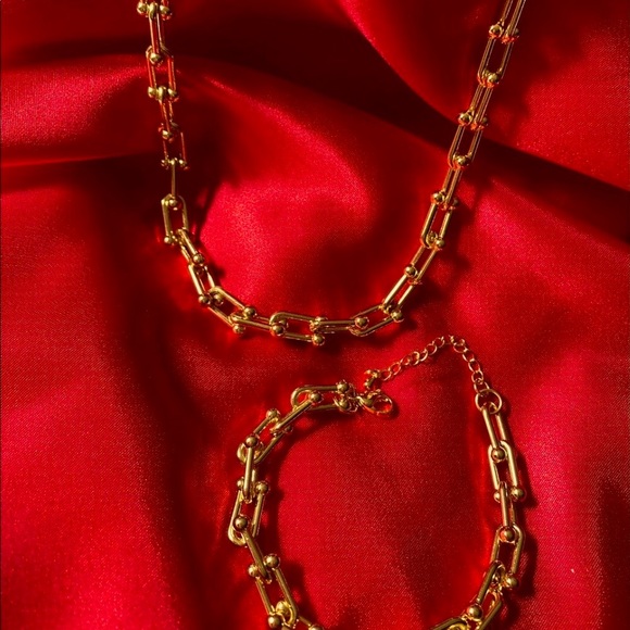 COPY - NEW Luxury U-Link (in Silver only) 18 kt gold filled Hardwear Necklace - Picture 3 of 5